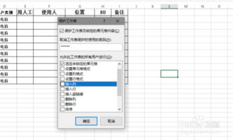 如何设置Excel保护工作表防止修改