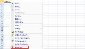 如何在Excel中插入超链接到sheet工作表