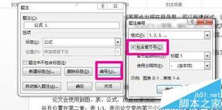 word图表编辑 word图表批量编号