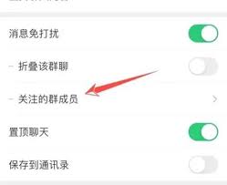 微信如何设置关注群成员