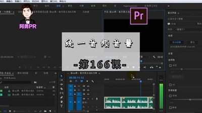 premiere如何标准化多段不同音量的音频响度