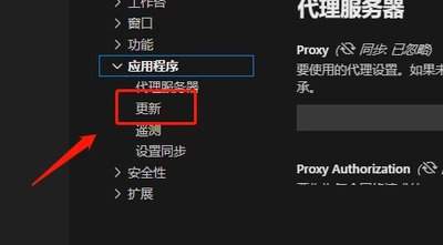 Visual Studio Code如何设置手动更新