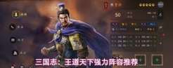 三国志王道天下曹操怎么玩