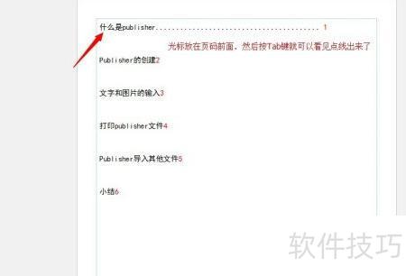 怎么在Publisher2013创建目录